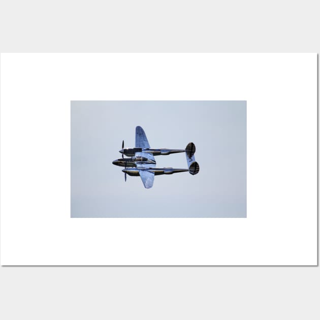 Lockheed P-38 Lightning Wall Art by holgermader